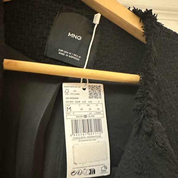 Mango pocket tweed jacket - Picture 4 of 5